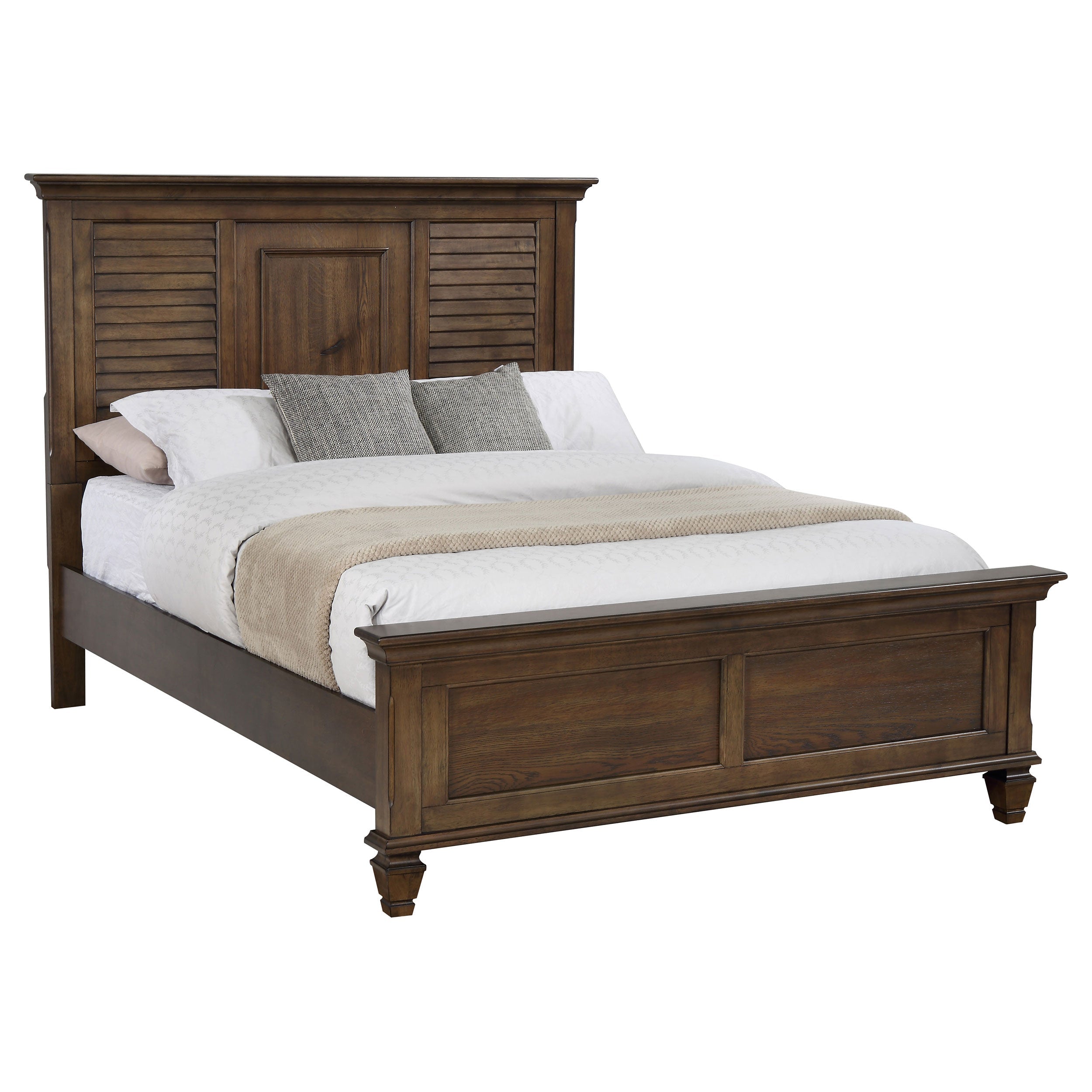 Franco   Bedroom Set Burnished Oak