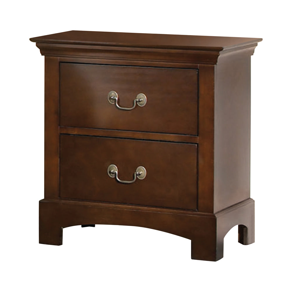 Tatiana 2-drawer Nightstand Warm Brown