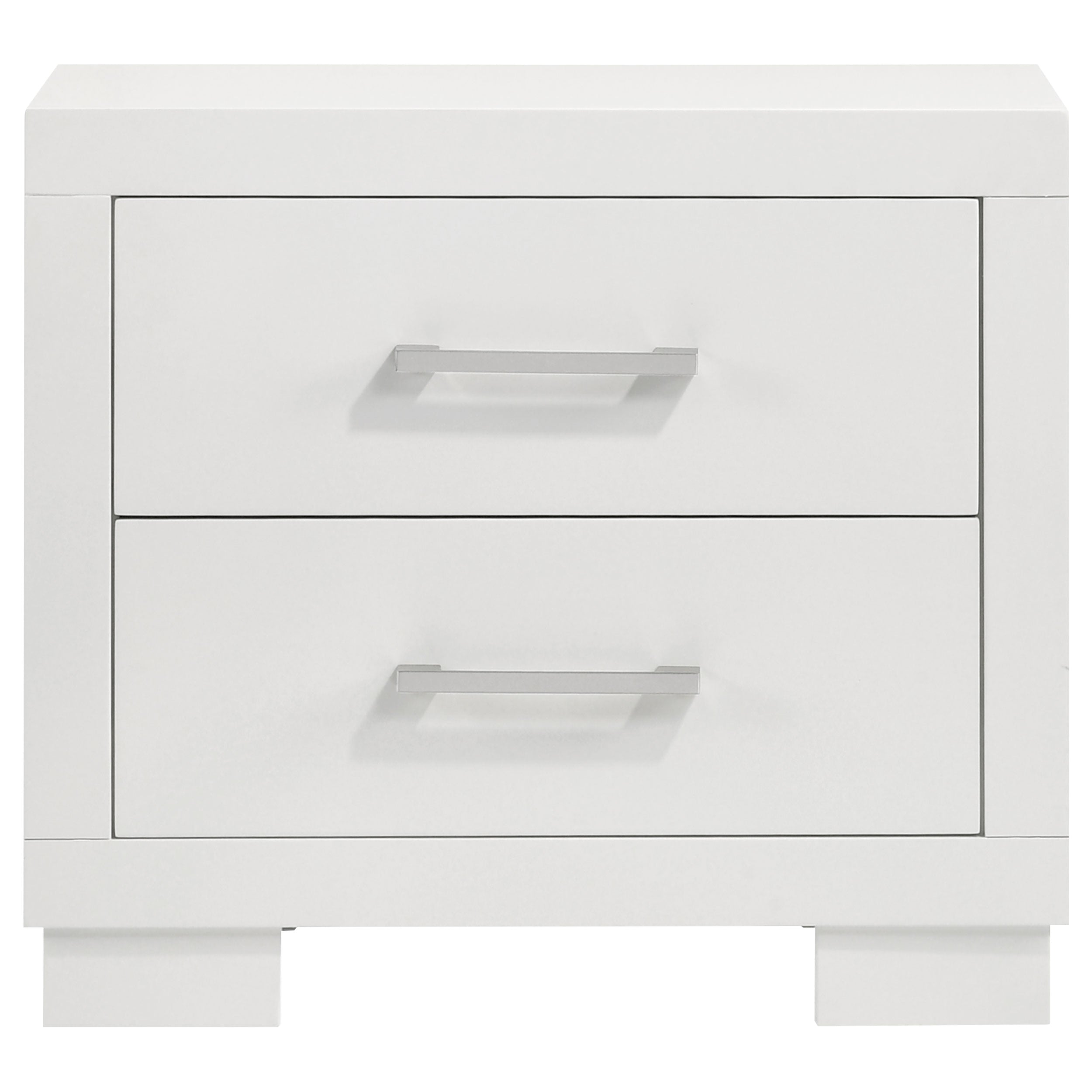 Jessica   LED Bedroom Set Cream White