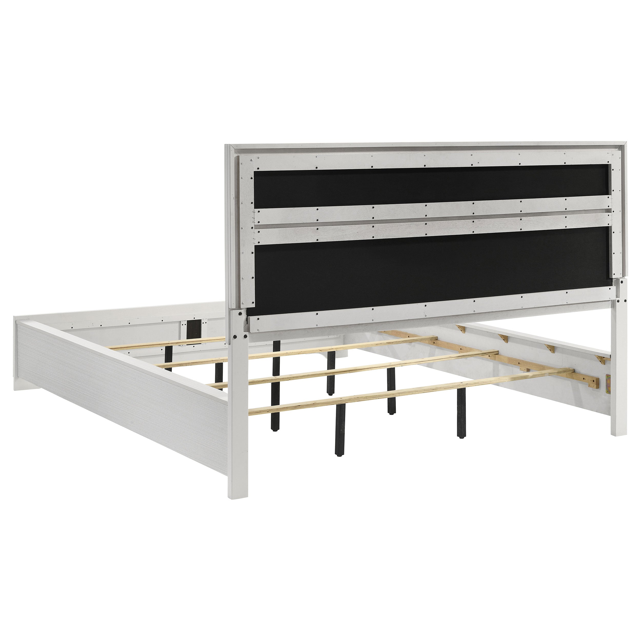 Miranda 55-inch Upholstered  Panel Bed White