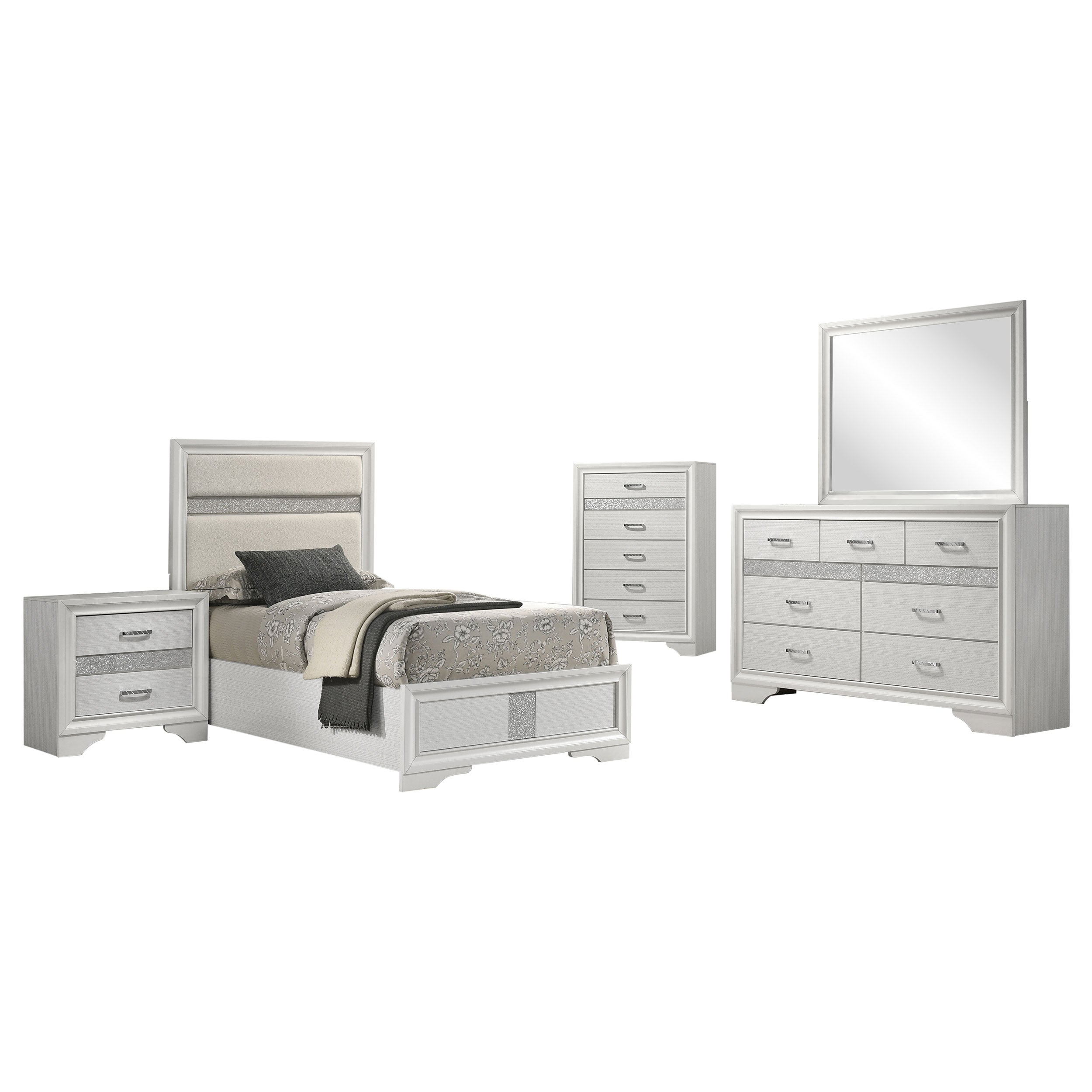Miranda  California King Bedroom Set Black