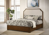 Garland 58-inchPanel Bed Cream and Brown Cherry
