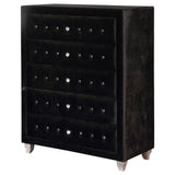 Deanna Deanna 5-drawer Rectangular Chest Black