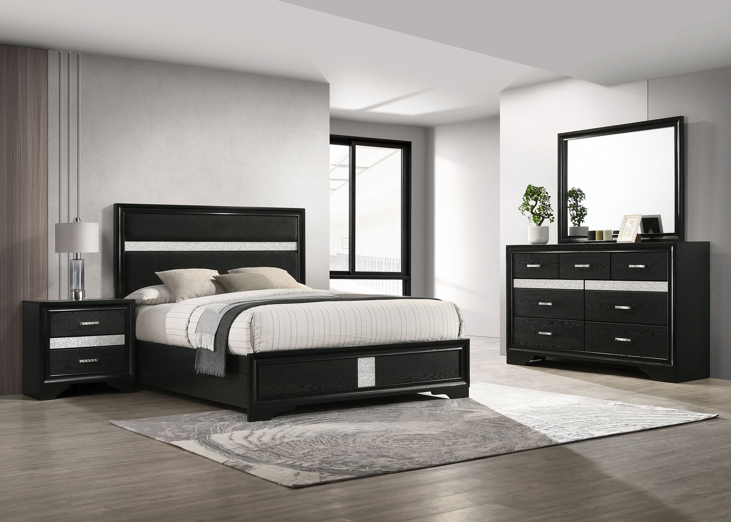 Miranda   Bedroom Set Black