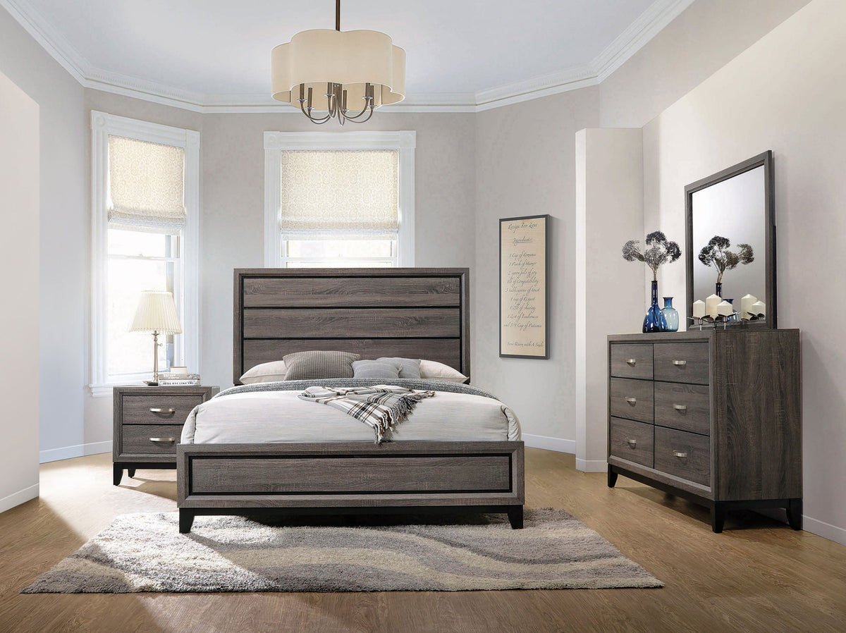 Watson  California King Bedroom Set Grey Oak