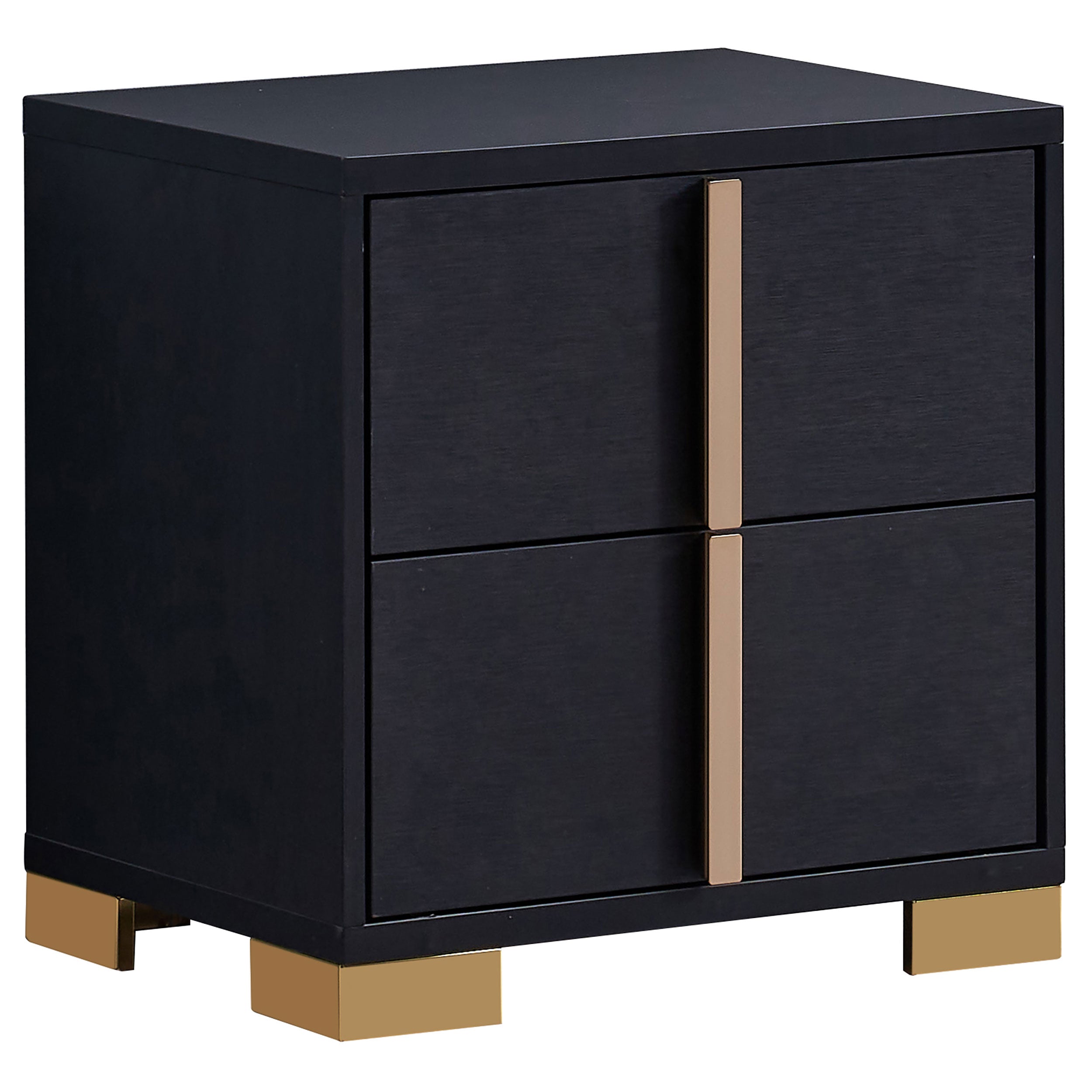 Marceline   Bedroom Set with LED Headboard Black