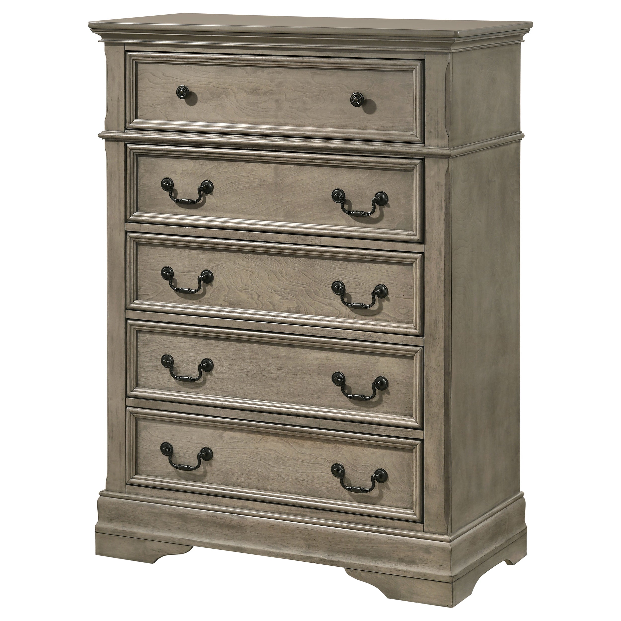 Manchester 5-drawer Chest Wheat