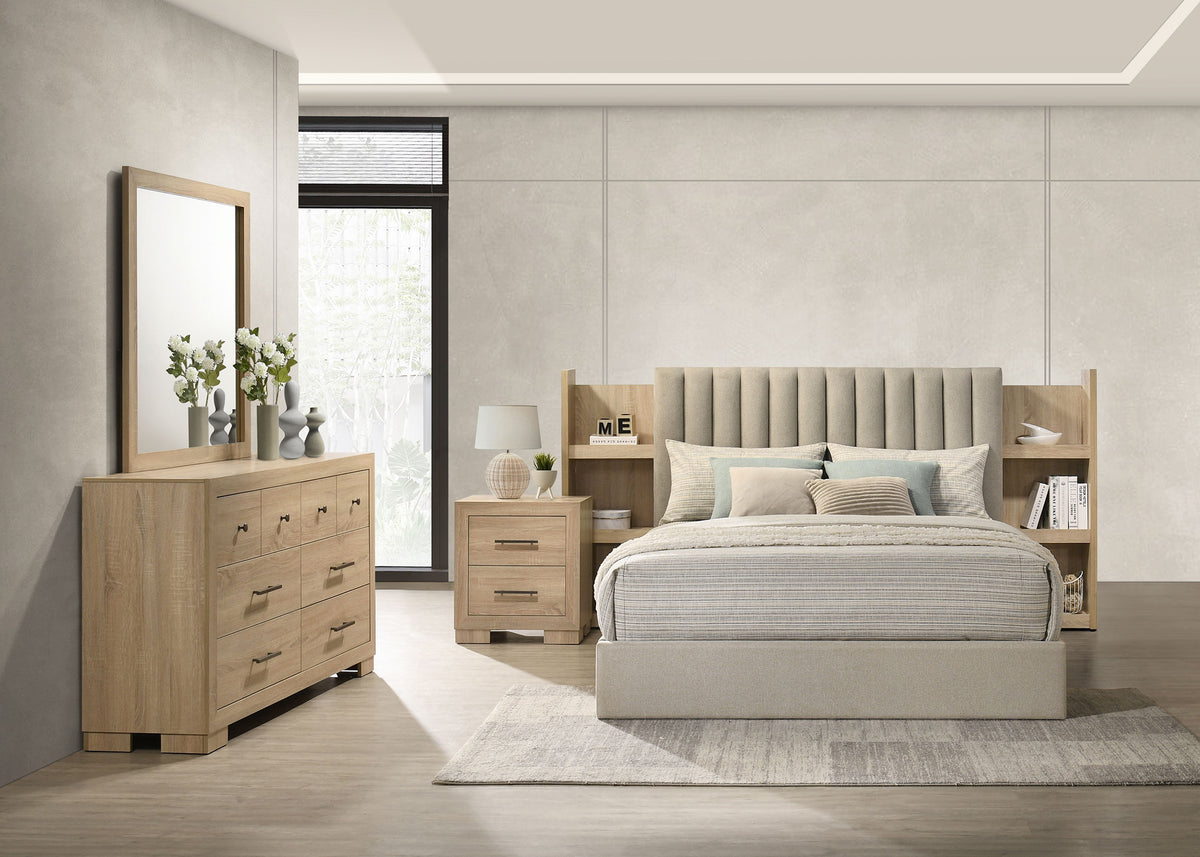 Arielle Bedroom Set Light Oak