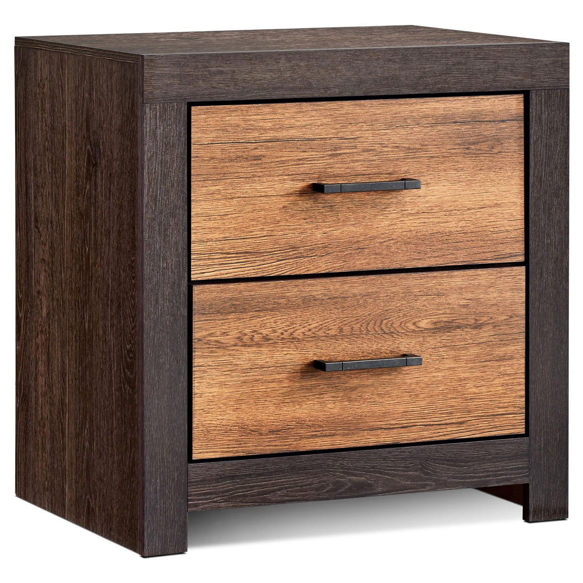 Dewcrest 2-drawer Nightstand Caramel and Licorice