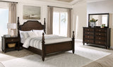 Andover   Bedroom Set Dark Oak