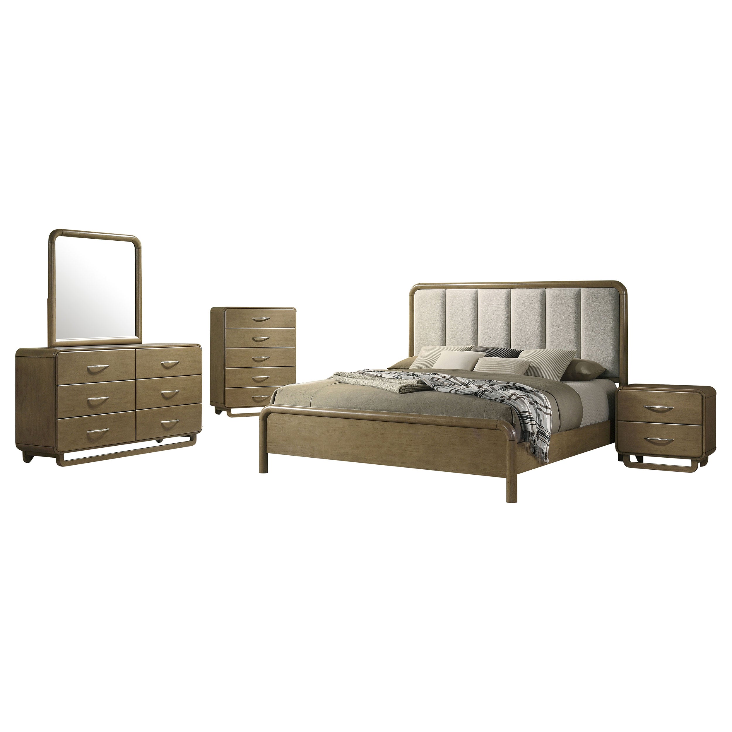 Amsbury   Bedroom Set Nutmeg