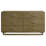 Amsbury 6-drawer Dresser Cabinet Nutmeg