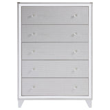 Larue 5-drawer Chest Silver