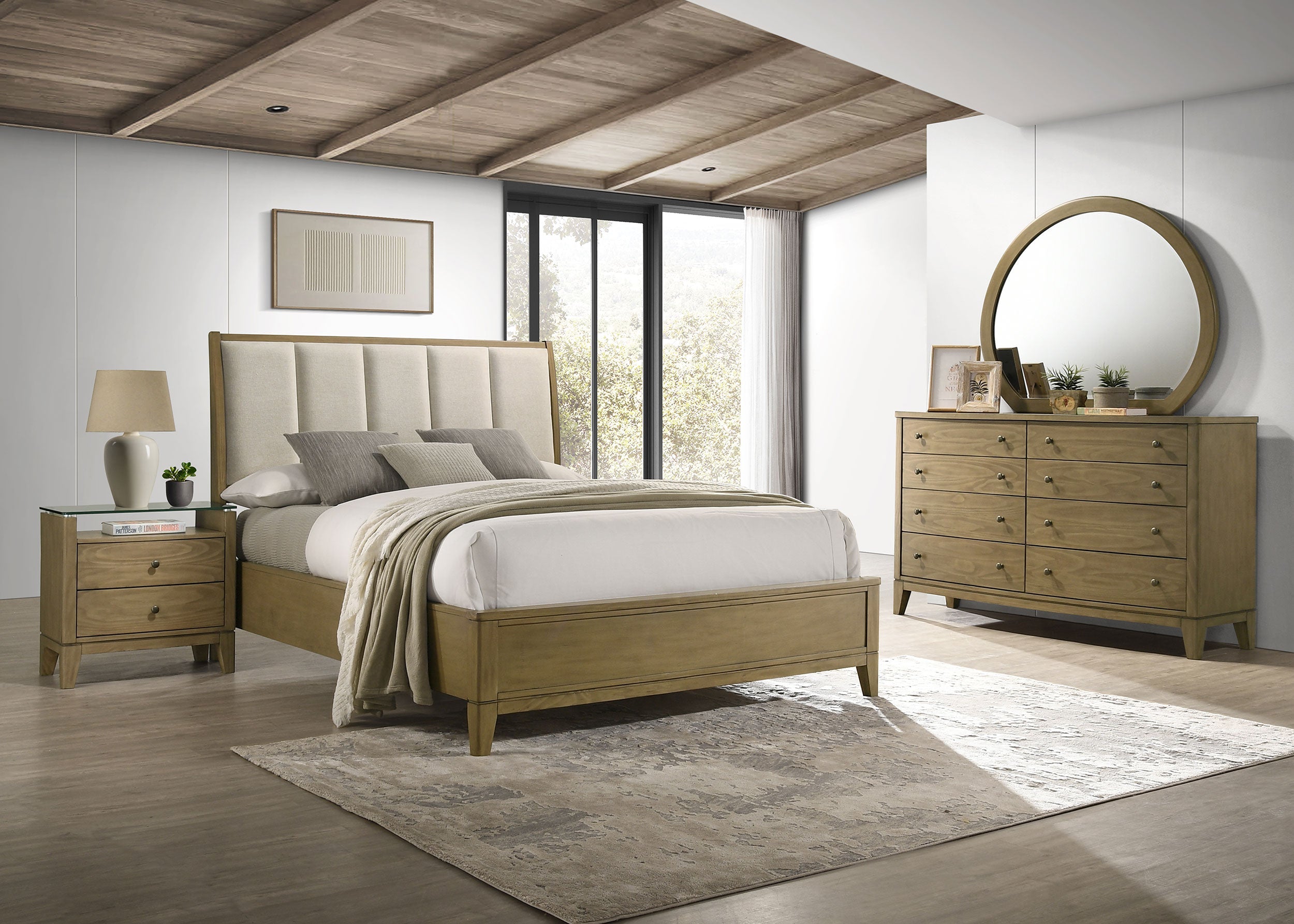 Granada   Bedroom Set Natural Pine