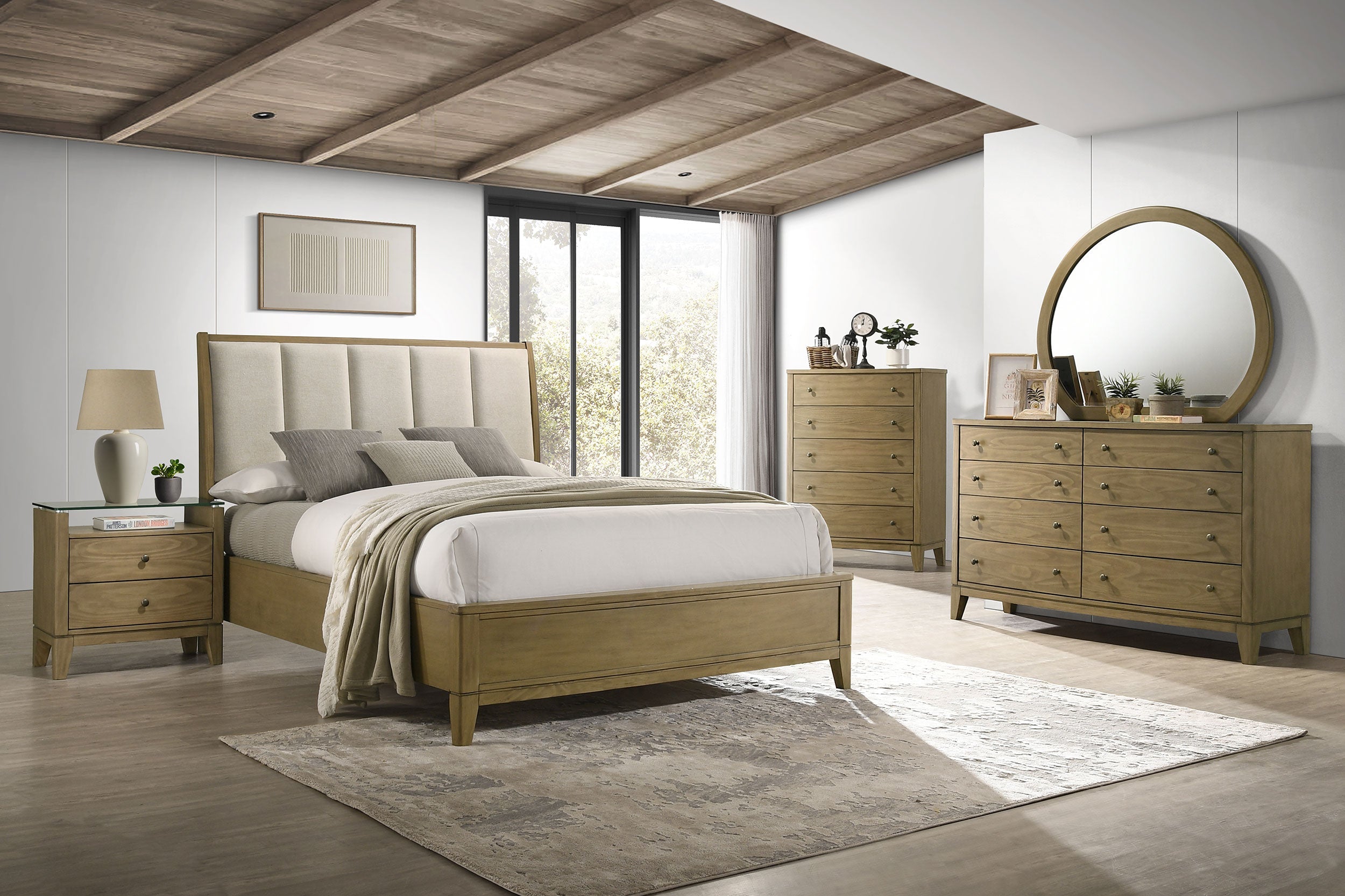 Granada   Bedroom Set Natural Pine