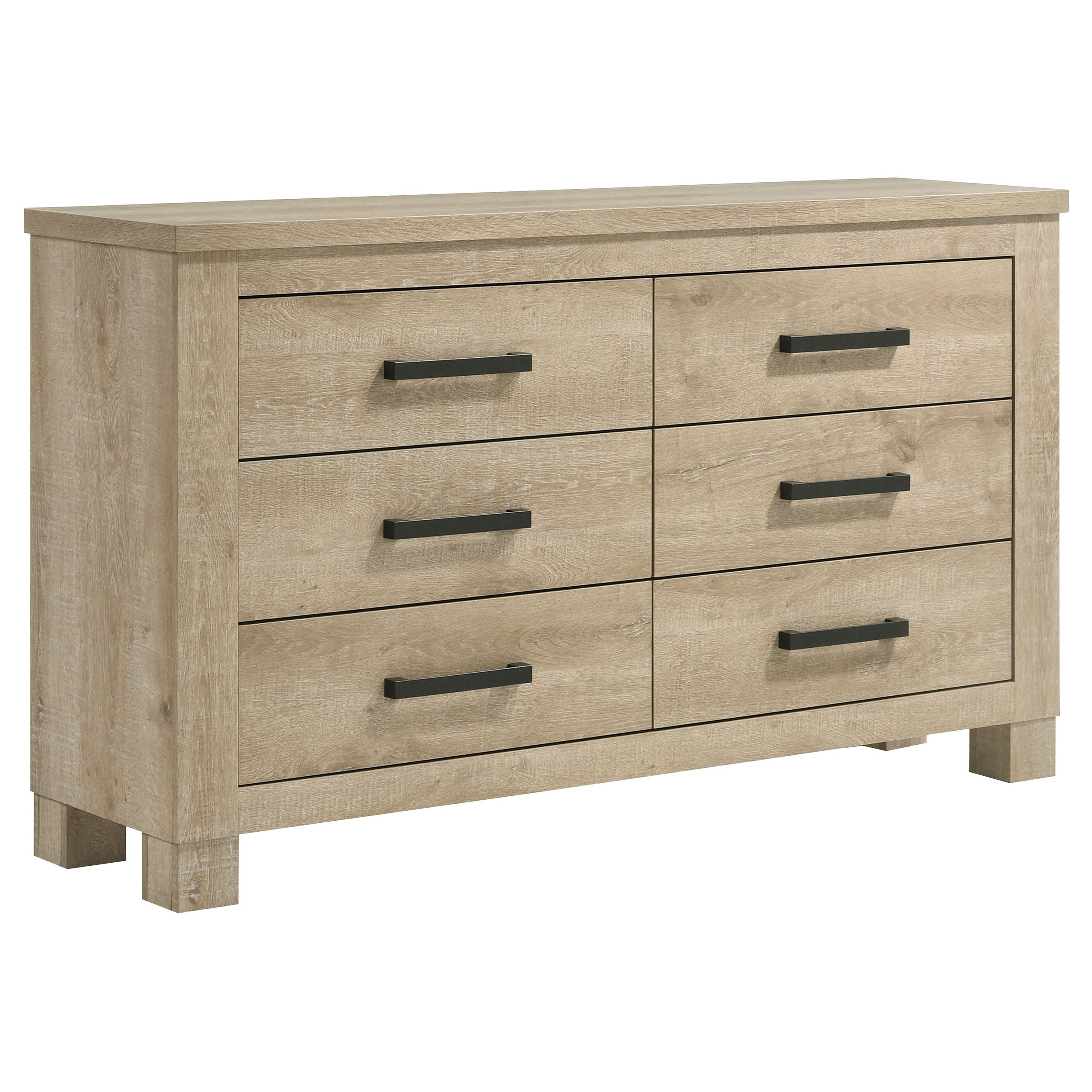 Oakglen  California King Bedroom Set Weathered Oak