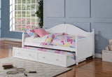 Julie Ann Wood  Daybed with Trundle White