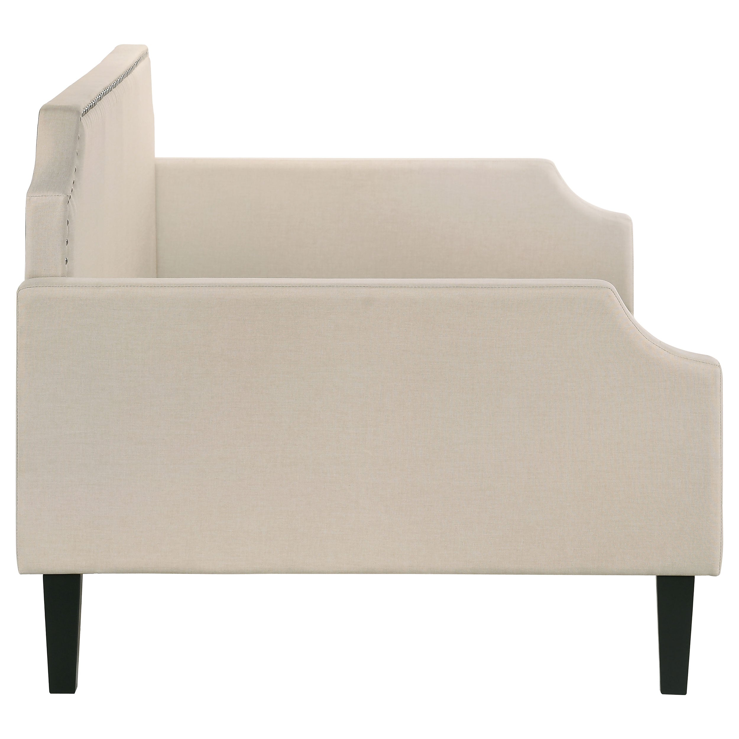 Olivia Upholstered Twin Daybed with Nailhead Trim