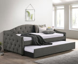 Sadie Upholstered Twin Daybed with Trundle