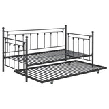 Nocus Spindle Metal Twin Daybed with Trundle