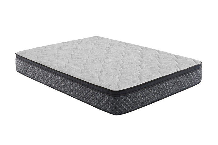 Aspen 12.5"  Mattress White and Black