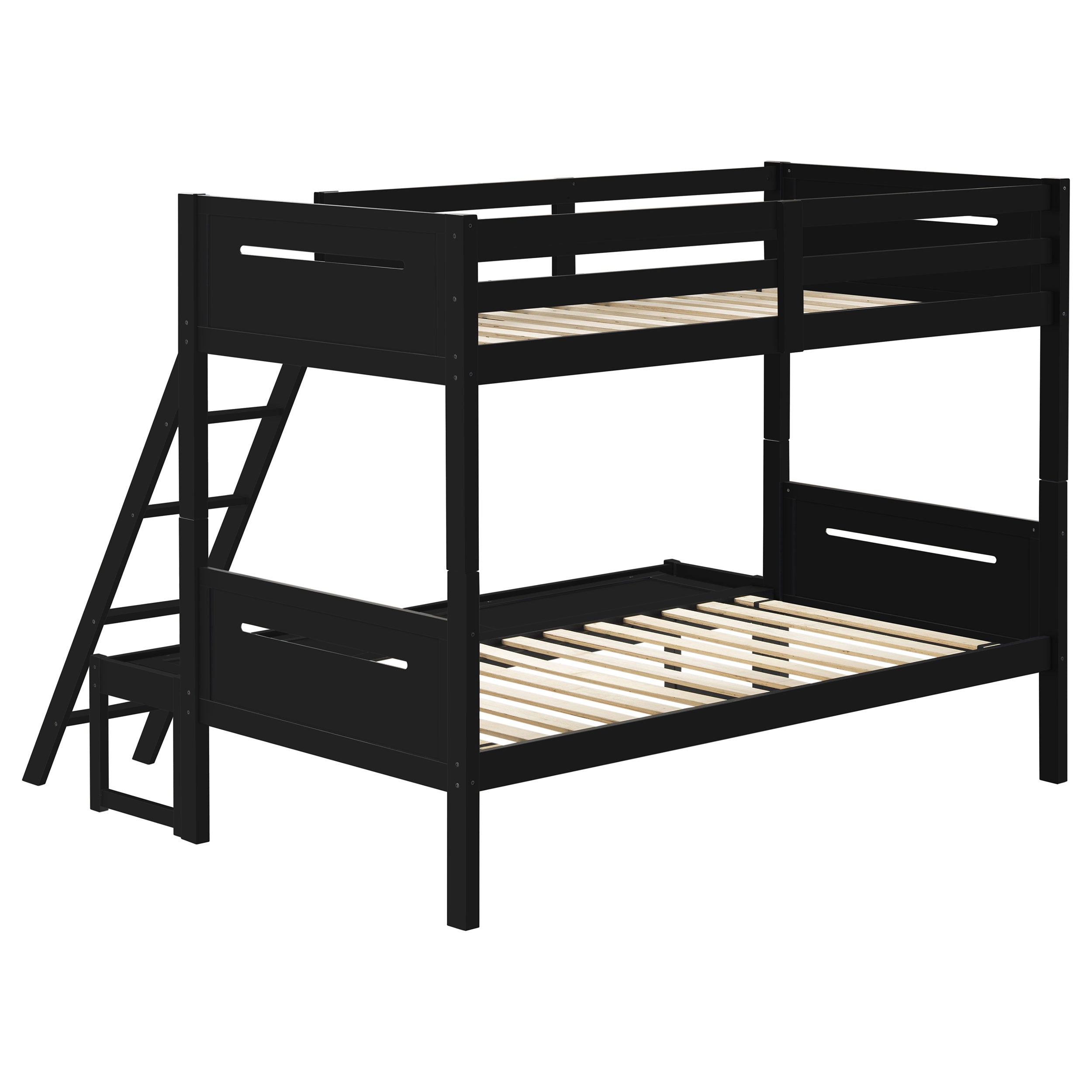 Littleton Wood Twin Over Full Bunk Bed Espresso