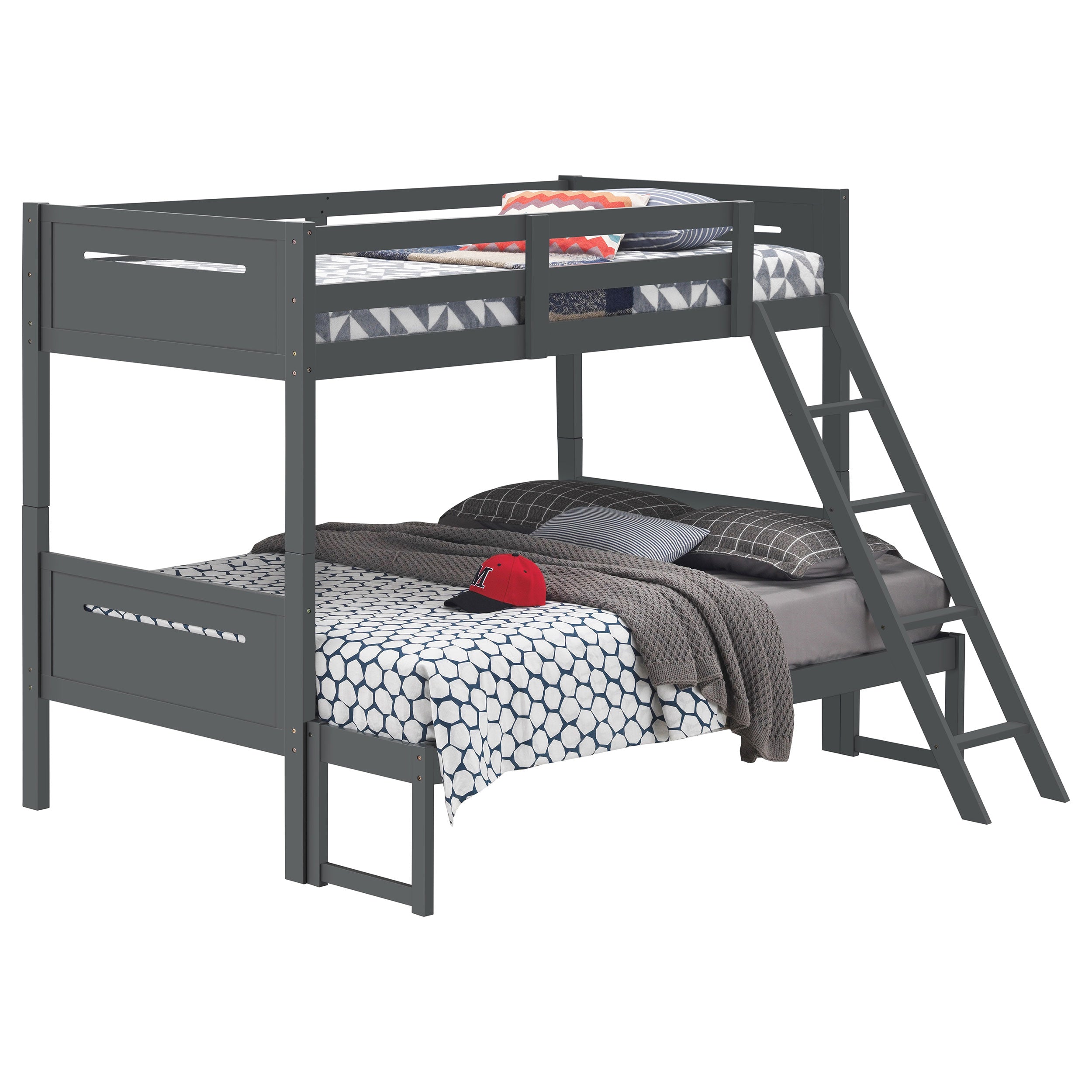 Littleton Wood Twin Over Full Bunk Bed Espresso