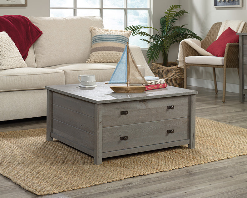 Storage Coffee Table in Mystic Oak