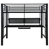 Avalon Full Workstation Loft Bed Black