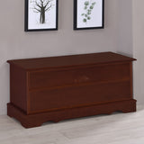 Paula Rectangular Cedar Chest Warm Brown