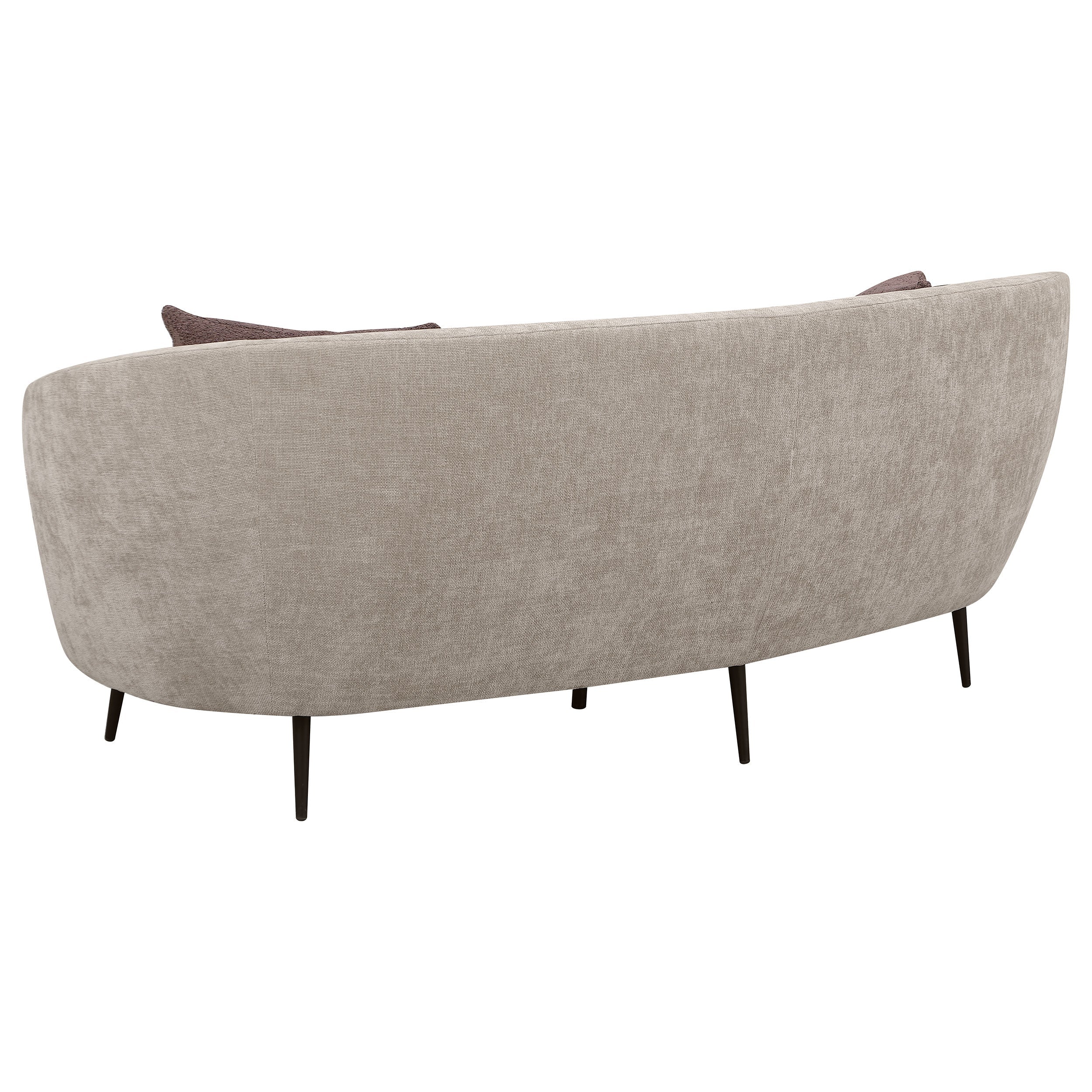 Ellorie  Upholstered Curved Sofa Set Beige