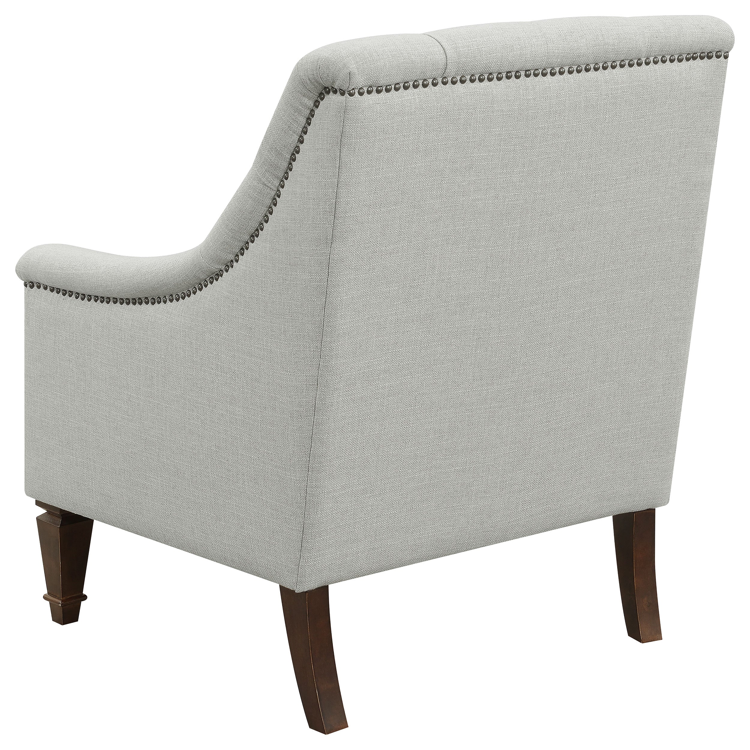 Avonlea Upholstered Tufted Living Room Set Grey