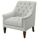 Avonlea Sloped Arm Upholstered Chair Grey