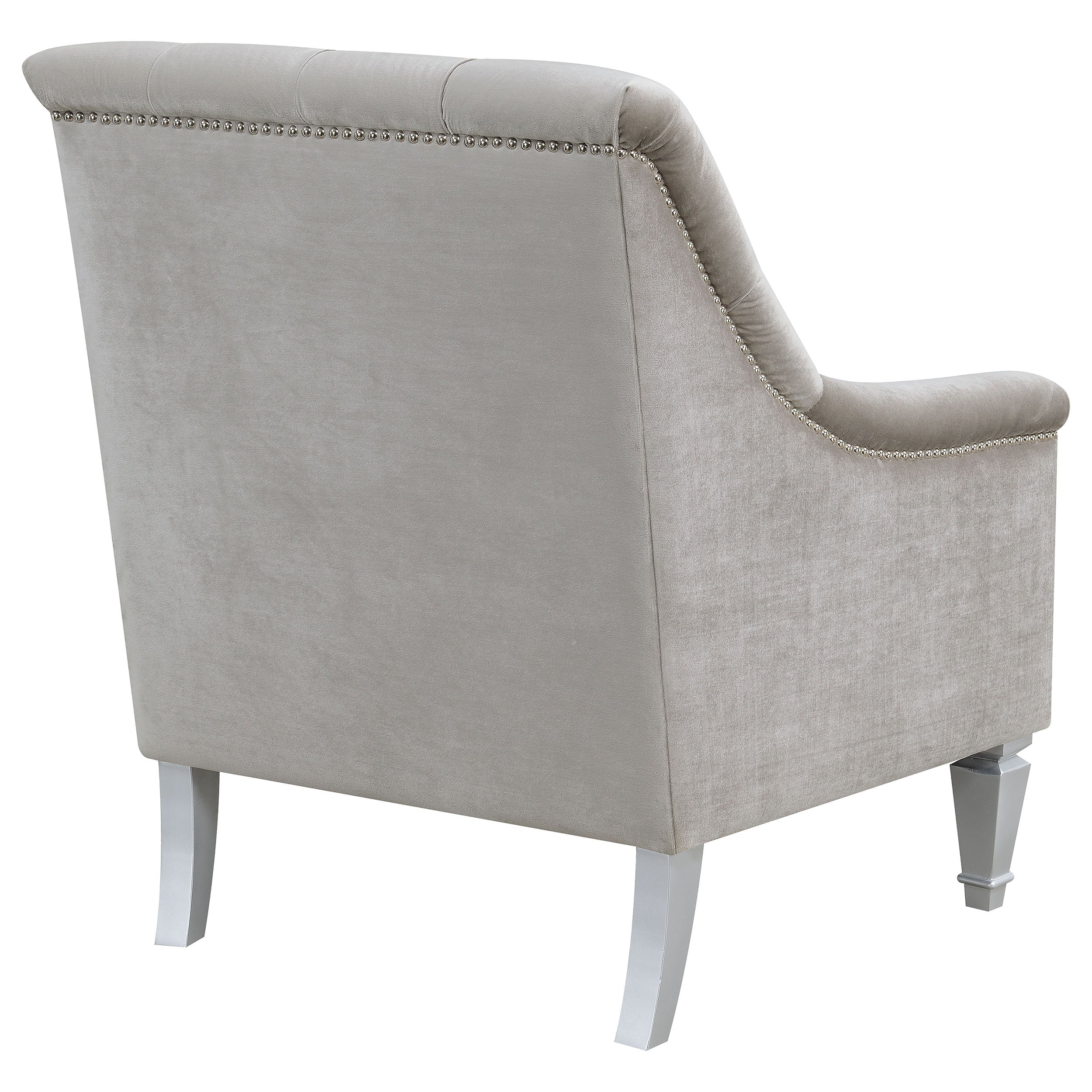 Avonlea Sloped Arm Tufted Chair Grey