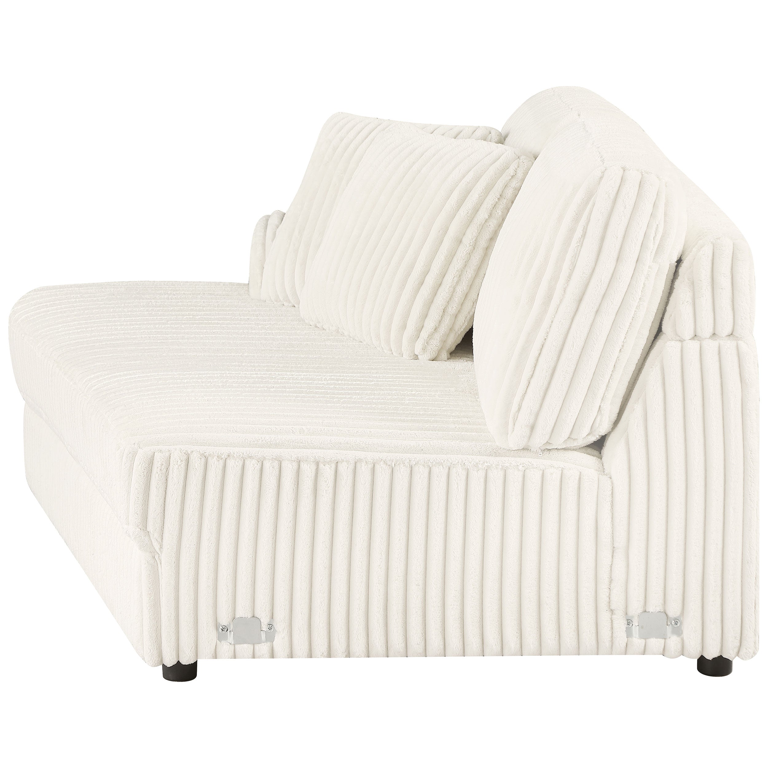 Emberson Upholstered Sectional Ivory