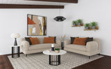 Jade  Chenille Upholstered Sofa Set Green