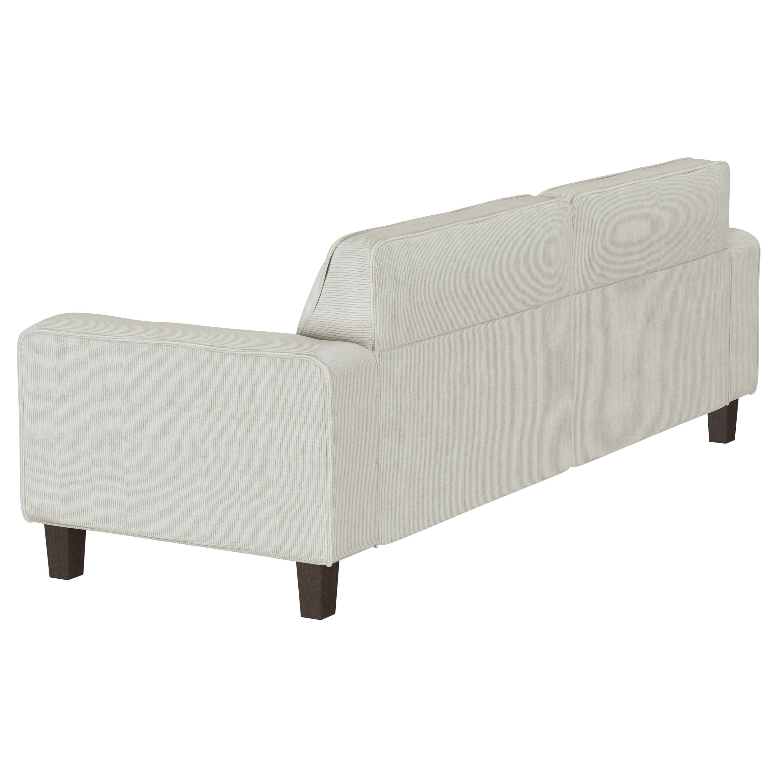 Deerhurst  Upholstered Track Arm Sofa Set Greige