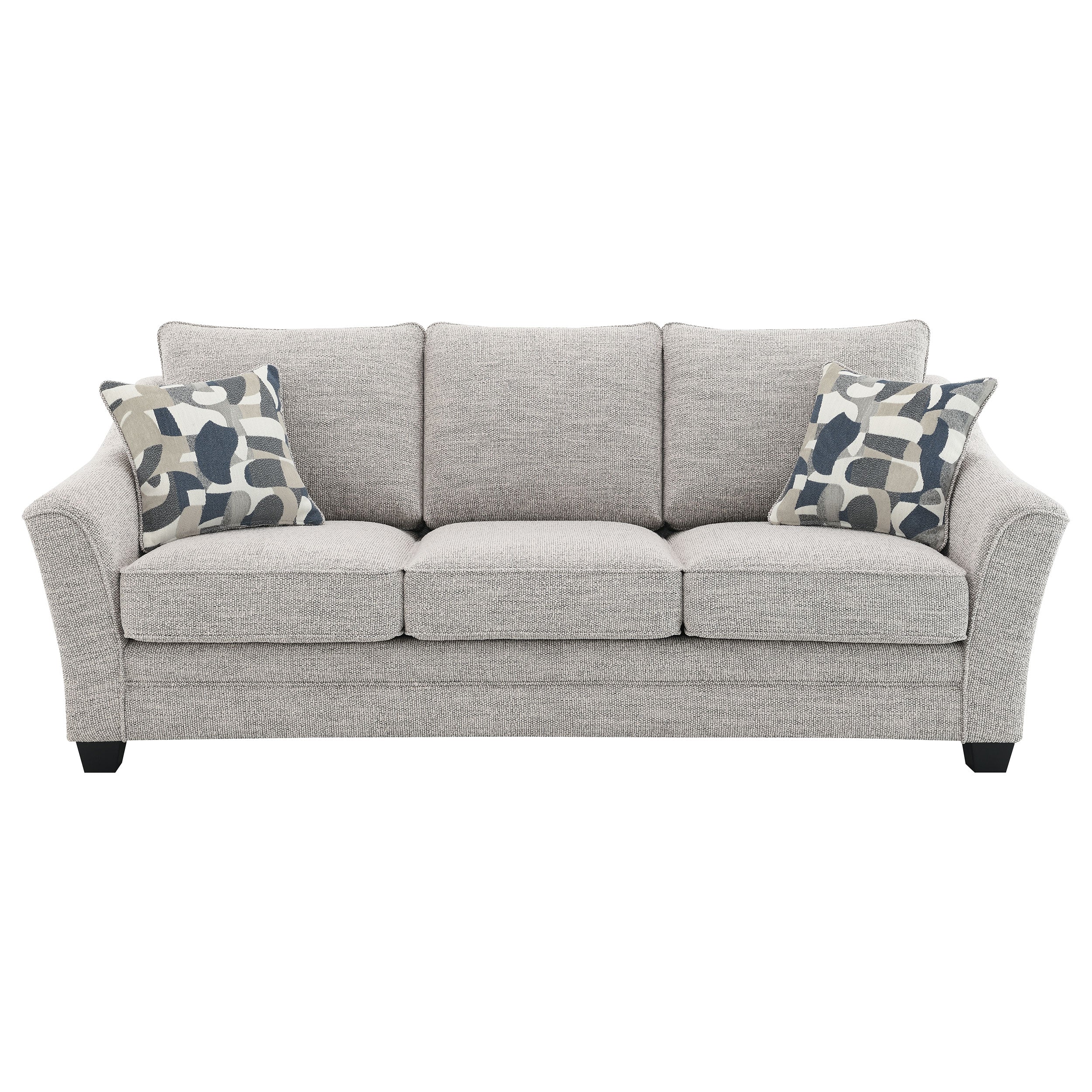 Tomkins  Boucle Upholstered Sofa Set Light Grey