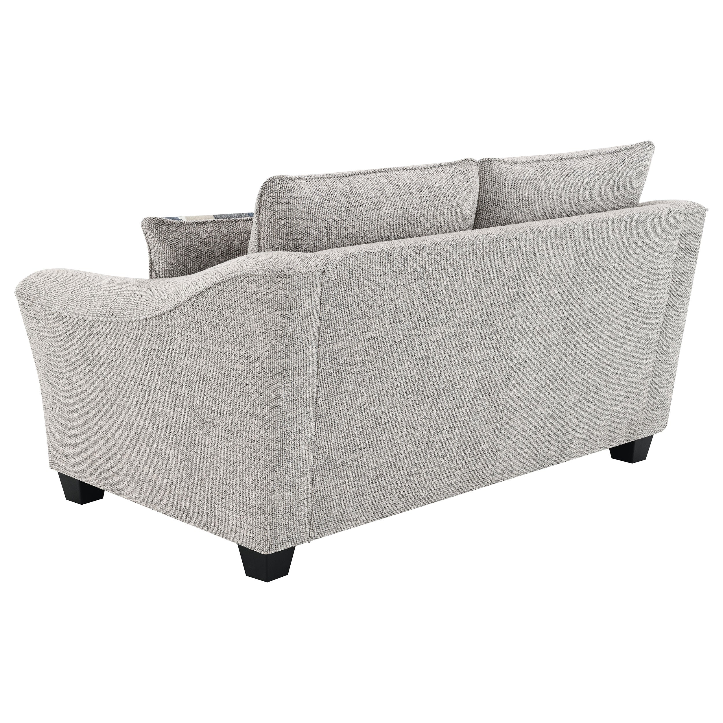 Tomkins  Boucle Upholstered Sofa Set Light Grey