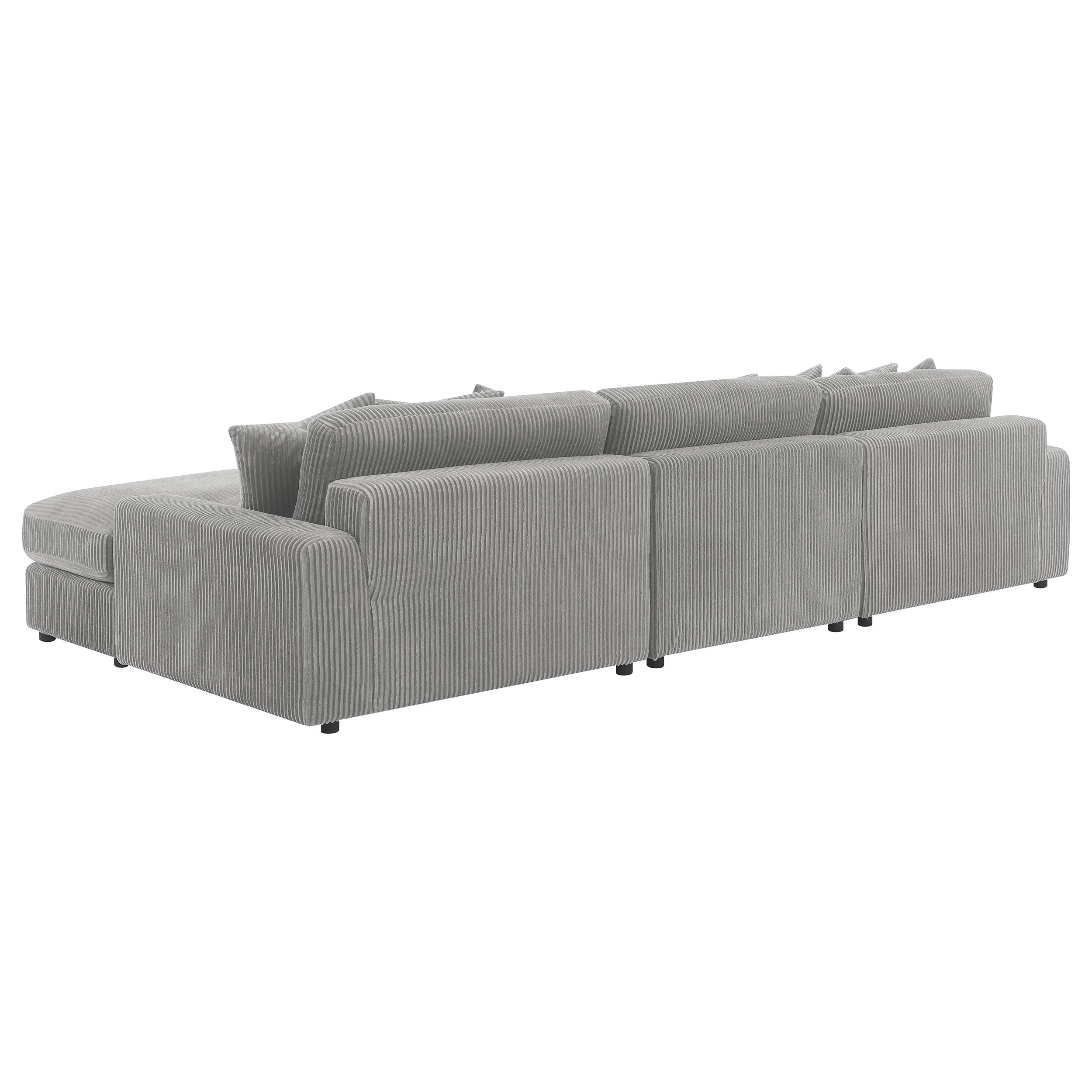 Blaine Upholstered Reversible Sectional Sofa Sand