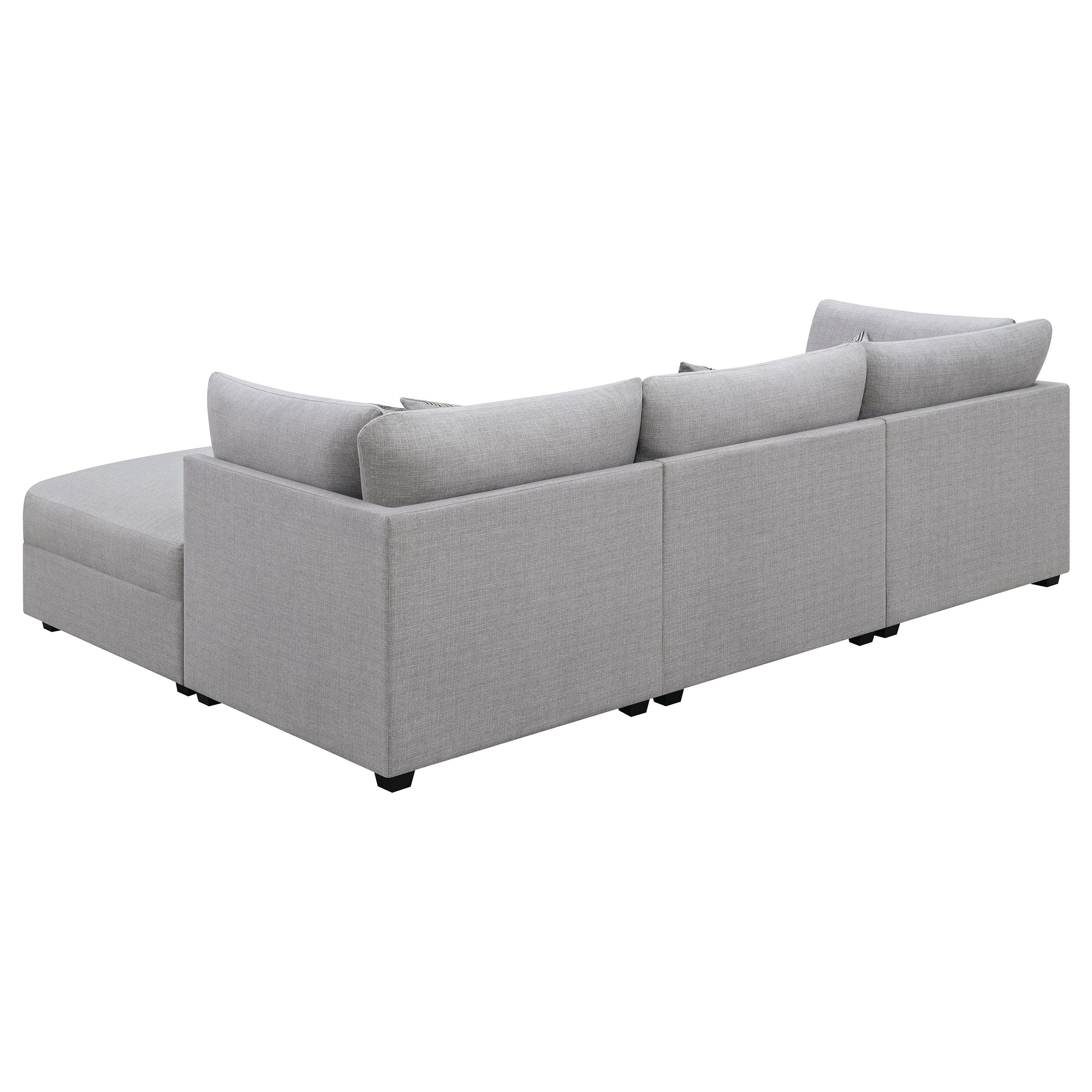 Cambria  Upholstered Modular Sectional Grey