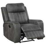 Raelynn Upholstered Recliner Chair Grey