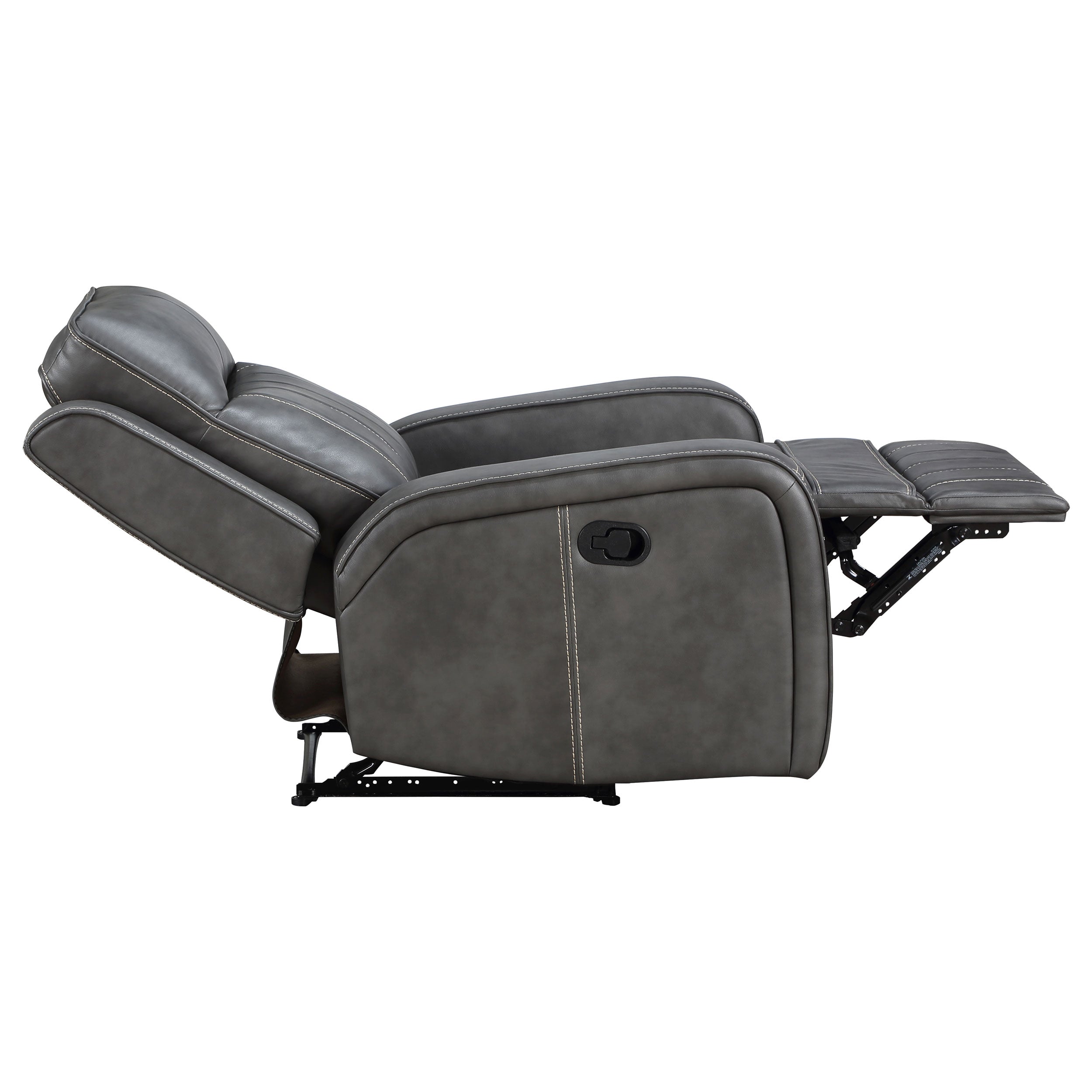 Raelynn Upholstered Recliner Chair Grey