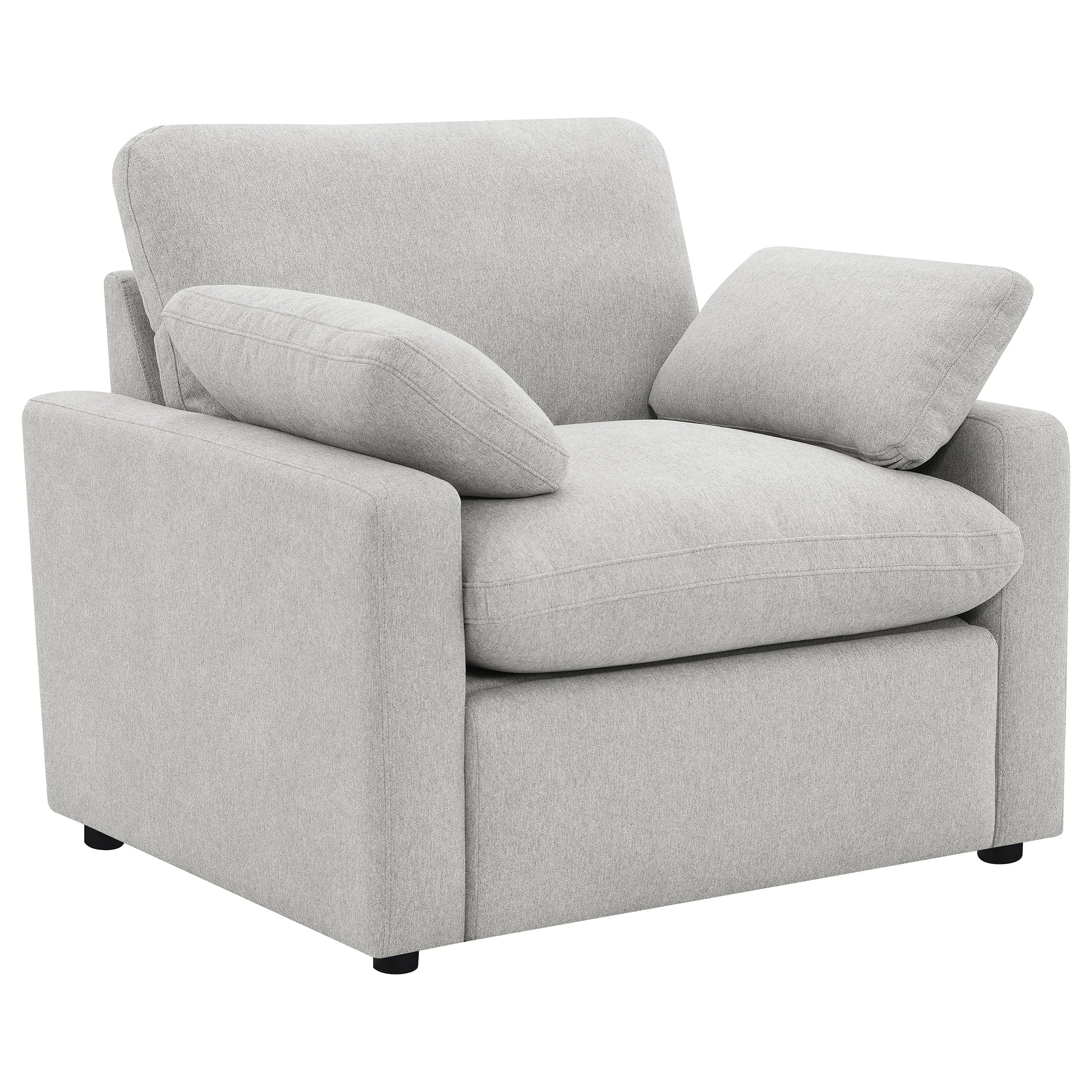 Collins Upholstered Power Recliner Chair Dark Grey