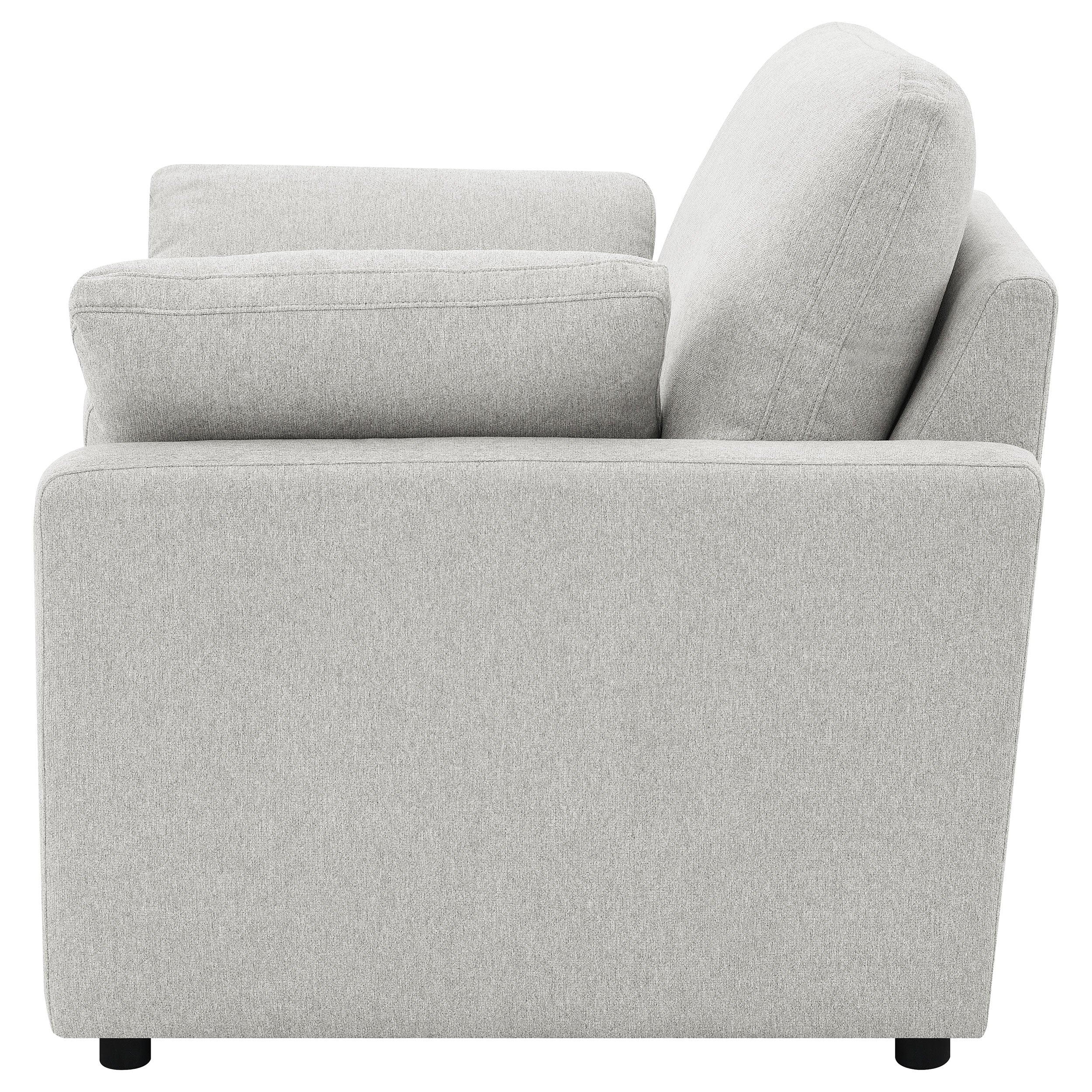 Collins Upholstered Power Recliner Chair Dark Grey