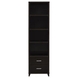 Lewes 2-drawer Media Tower Cappuccino