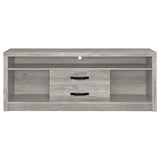 Burke 2-drawer TV Console Grey Driftwood