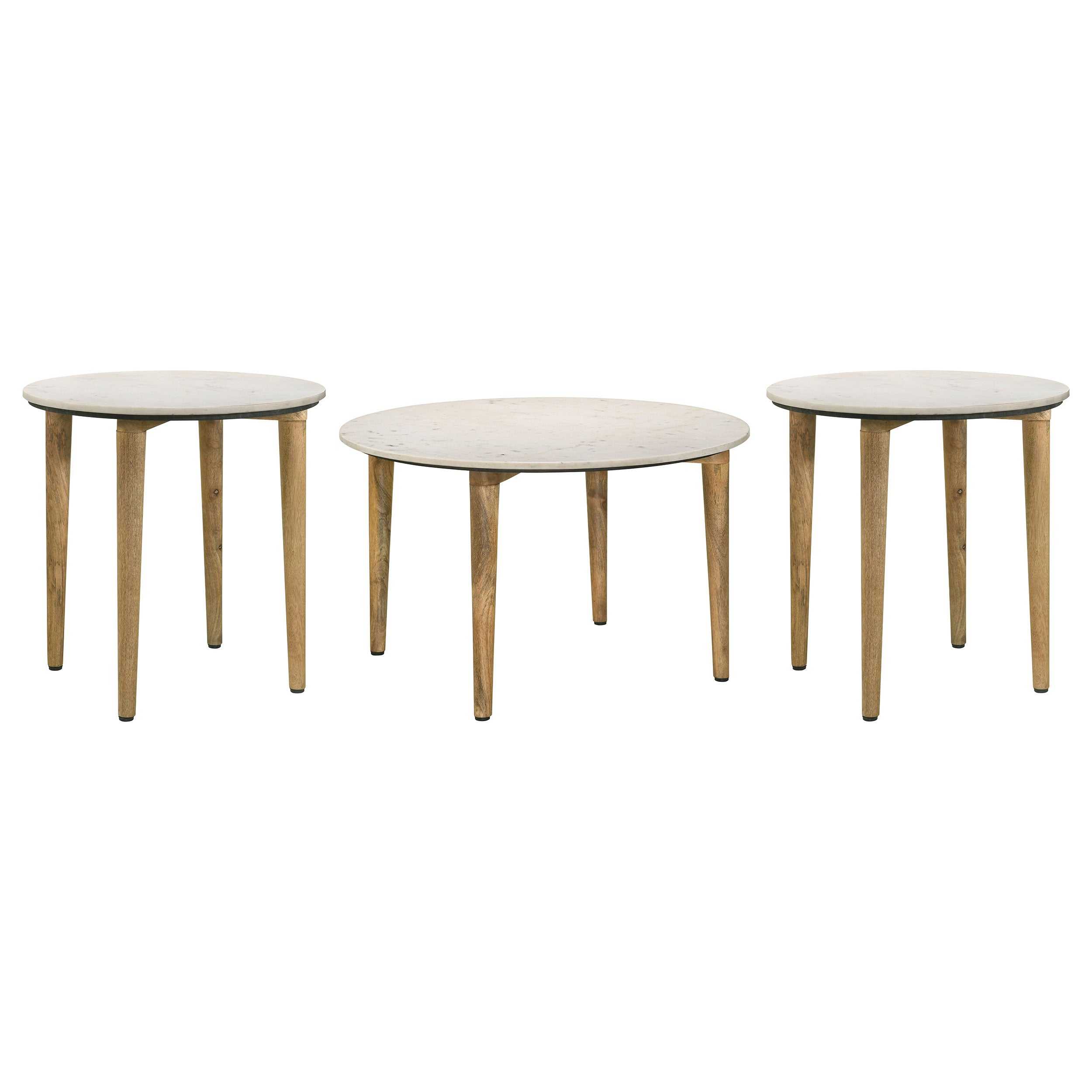 Aldis  Coffee and End Table Set White