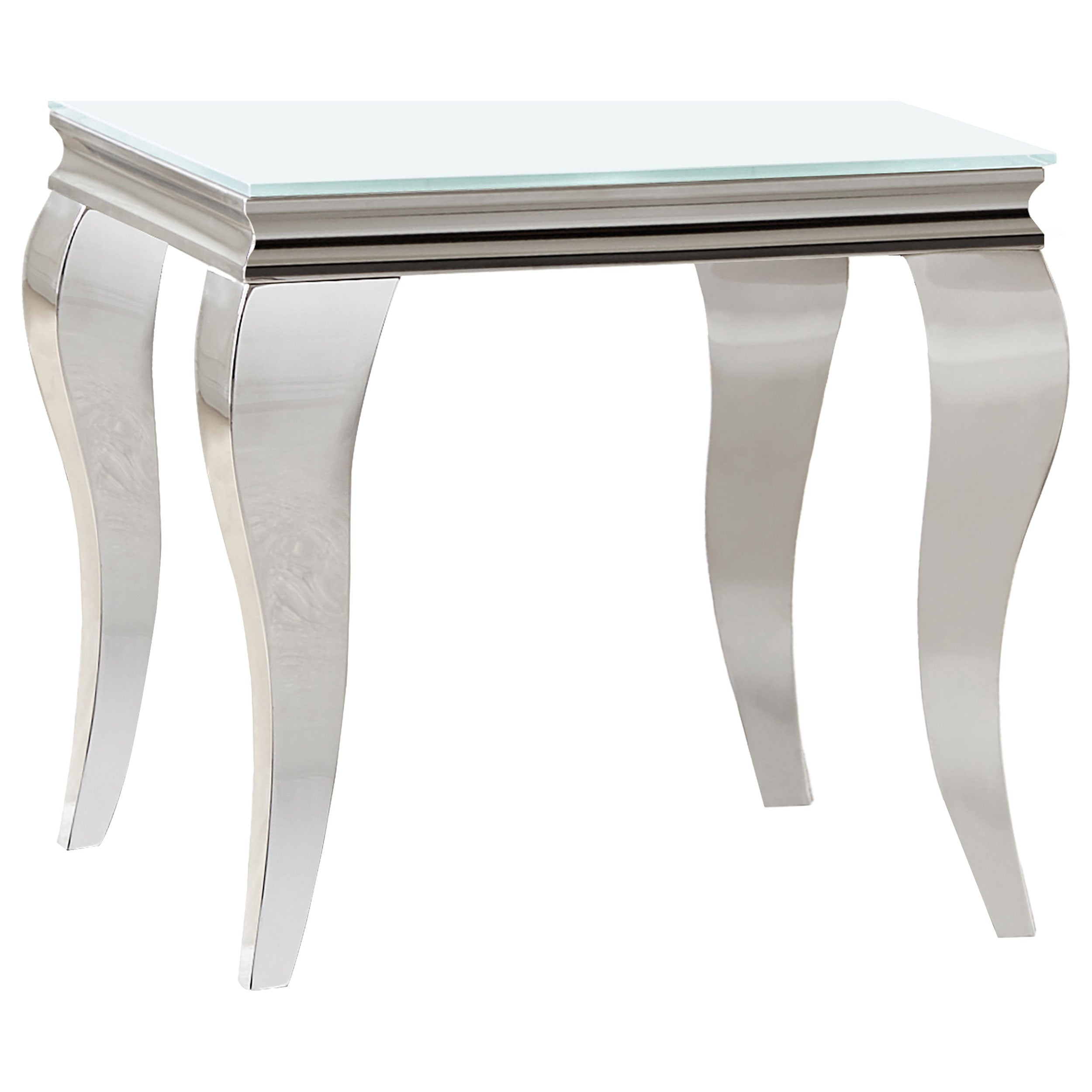 Carone Glass Top Coffee and End Table Set