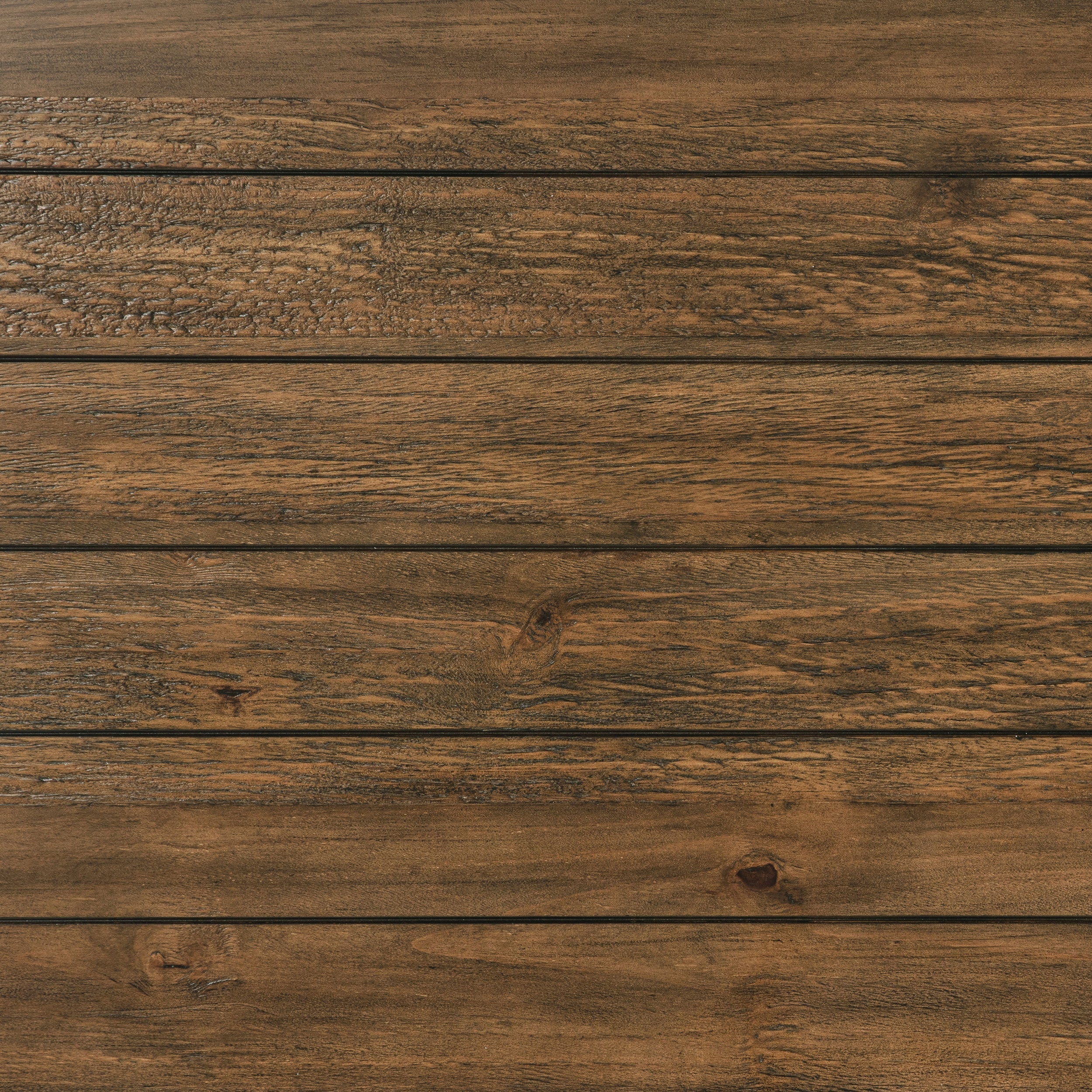 Payne Wood Coffee Table with Shelf Distressed Brown